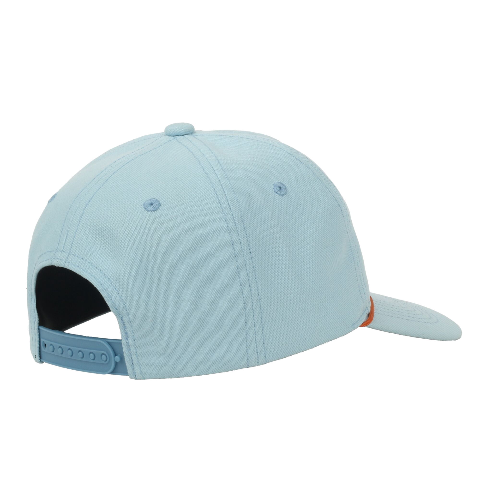Outdoor Cap Duck 5-Panel Unstructured Hat – Flat Visor with Rope, Waterfowl Hunting Cap, Light Blue, One Size