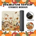 thumbnail image 5 of Fall Flower Kitchen Mat Set of 2,Autumn Mushroom Kitchen Rug,Thanksgiving Holiday Creative Decor Anti Fatigue Waterproof Stain Resistant Floor Rug Non Slip Cushioned Floor Mat 17x29 and 17x47 in, 5 of 6