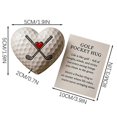 thumbnail image 3 of Golfs Pocket Hug for Christmas Present Heart-Shaped Golfs Ball Decor Perfect for Christmas Celebrations Present, 3 of 5
