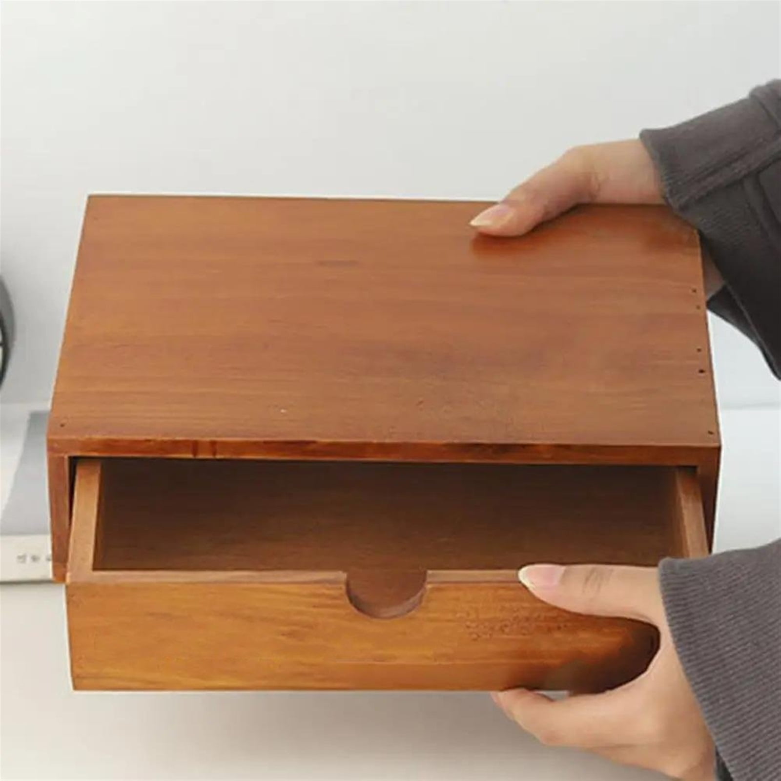 Vintage Wooden Box Storage Drawer Wooden Chest Of Drawers Jewelry Box Cosmetics Organizer Home Decoration Desktop Storage Box