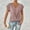 Light Pink, variant on Women's Knotted V-Neck Elegant Short Sleeve Blouse Lightweight Casual Top for Spring Summer Wine Red,M