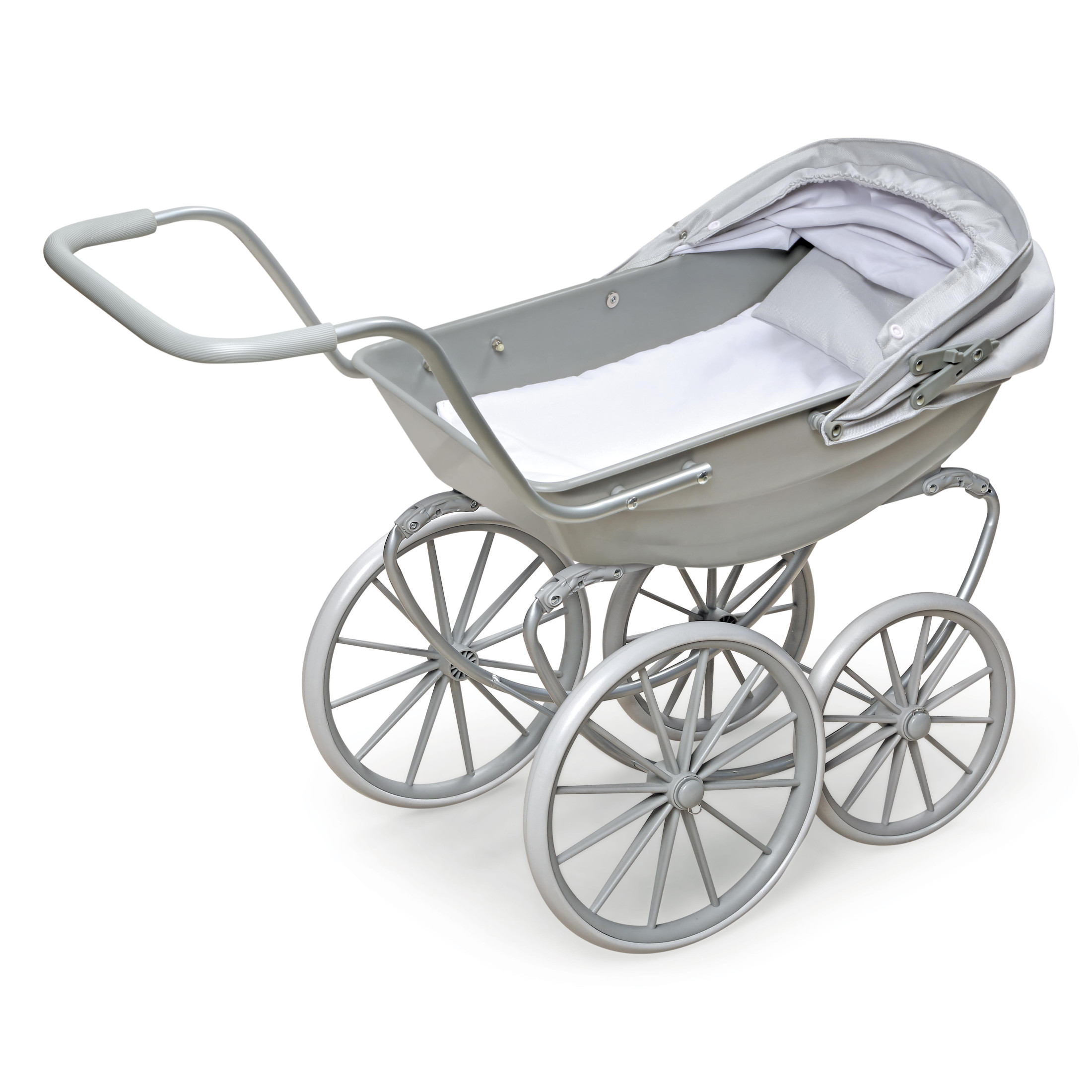 Badger Basket London Doll Pram - Executive Gray