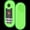 Glow Green, variant on Case for Vizio XRT281 Remote [Anti-Slip] Protective Cover for ONN FHD TV Remote Compatible with VIZIO XRT181  TV Remote (Glow Green)