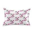 thumbnail image 3 of Haosy Satin Pillowcase for Hair and Skin Standard Cooling Silk Pillow Case with Envelope Closure Unicorn and Love Balloon 20"x40", 3 of 9
