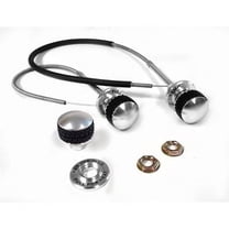 Scott Drake C8TZ-18518-52BL Billet Temp,Fan,And Defrost Control Kit