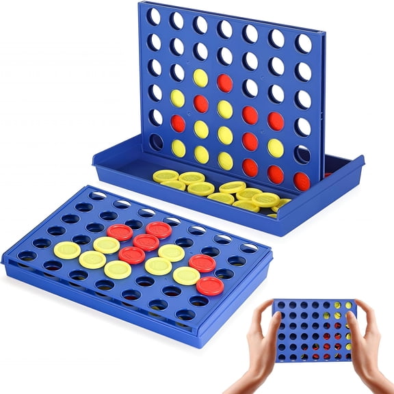 CYFW 4 in a Row Connect Game Travel Board Game Travel Board Games (Small) Mini 7X4.8 Inch