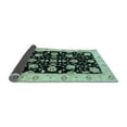 thumbnail image 2 of Ahgly Company Indoor Rectangle Oriental Light Blue Traditional Area Rugs, 2' x 4', 2 of 4