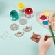 thumbnail image 4 of Kit para hacer aretes colgantes de madera, 48 piezas, 12 estilos, colgantes de filigrana de madera, 50 pares, ganchos para aretes de 2 colores, 100 anillas de salto de 5 mm., 4 of 8