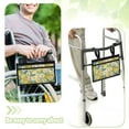 thumbnail image 3 of Jiueut Daisy Wheelchair Side Organizer Storage Bag Armrest Pouch for Women Outdoor Chair Armrest Storage Organizer Hanging Bag Removable Wheelchair Bags to Hang on Side, 3 of 7