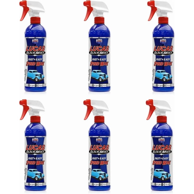 Speed Wax Lucas Oil 10160 Slick Mist, 710 ml (paquete de 6)