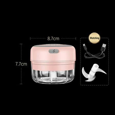 

Smart Electric Garlic Press Vegetable Food Chopper Grinder Shooter 100/250ml Rechargeable Meat Garlic Grinder Chopper Presser