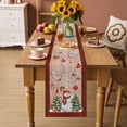 thumbnail image 2 of Christmas Table Runner 120 Inches Long Farmhouse Dress Scarves, Xmas Tree Snowman Birch Snowflakes Balls Plaid Dining Tablerunner for Coffee Table/Kitchen Island/Party Décor, 13" x 120", 2 of 8