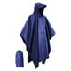 thumbnail image 2 of Poncho de lluvia Yuyangstore con capucha Chaqueta de manga larga Azul marino Adultos, 2 of 8