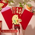 thumbnail image 6 of ThxToms Cartoon Golden Horse Red Envelopes, 36pcs Year of the Horse 2026 Lucky Money Envelopes for Chinese New Year, L, 6 of 7