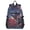 American Flag Colored Butterfly with Flower, variant on JIALIOU 14" Laptop Backpack Waterproof Airline Approved Stylish Casual Daypack for Travel Business College Work, Watercolor Chandelier Plant