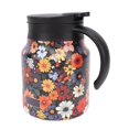 thumbnail image 1 of Stainless Steel Tea Pot, Vacuum Insulation with Tea Infuser, Hot Cold Water Dispenser, Leakproof Lid, Ergonomic Handle, Non Slip Base, 1000ml Capacity, for Coffee, Tea, Milk,, 1 of 7