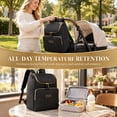 thumbnail image 5 of DEFAHN Diaper Bag Backpack,Large Waterproof Baby Diaper Bag with 2 Thermal Pockets,Multifunctional Travel Bag For Mom & Dad Black, 5 of 7