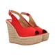 thumbnail image 1 of Sandalia De Plataforma Para Mujer Color Rojo Con Látigo Platonia  MADONA-03-ROJO, 1 of 5