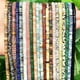 thumbnail image 4 of Cuentas espaciadoras redondas de ágatas y turquesas naturales de 4 x 2 mm con imagen de jaspe, cuentas de piedra de ábaco planas para hacer joyas y pulseras, 4 of 5