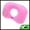 Pink 15.75"x11.02", variant on Unique Bargains Travel Pillow Press to Inflate Neck Pillow Peacock Green 15.75"x11.02"