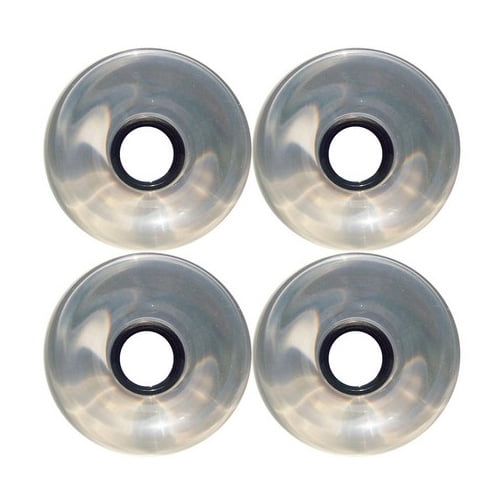 70mm 78a Offset Hub Clear Longboard Wheels