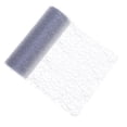 thumbnail image 3 of Raindrops 1pc 15cm 10 Yards Yarn Tulle Netting Rolls Organza Fabric for Wedding Decoration Bow Tutu Skirt DIY Craft Sewing Gift Wrapping Clothes (Silver), 3 of 8