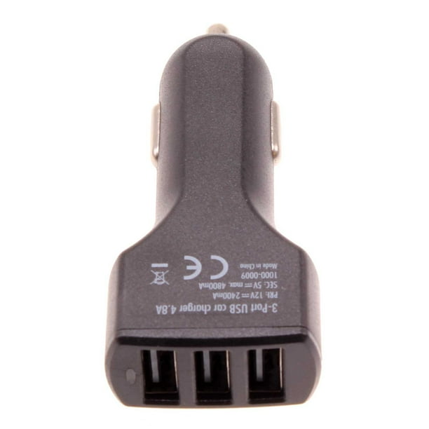 36W Car Charger for Samsung Galaxy A23 5G Phone 3Port USB 4.8A DC