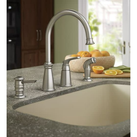 Moen 87044 Whitmore Single Handle High Arch Kitchen Faucet