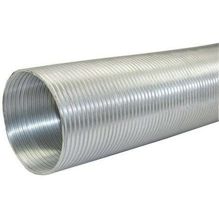 Builders Best 111586 Semi-Rigid Aluminum Duct, Silver - 8 ft. | Walmart ...