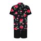 thumbnail image 5 of Mens Camisas de Manga Larga Casual Elegante Cuadrado Girar Hacia Abajo Cuello Botón Blusa, Verano de Spandex, 5 of 5