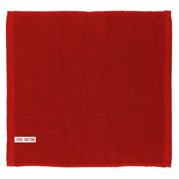 AUQ Dish Towels for Kitchen,Moisture-Seal Fabric Tea Towels,Hair-Free Surface Dusting Cloths,Red1