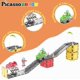 thumbnail image 3 of Kit de juguetes con bloques de construcción PicassoTiles Magnet Race Car Track, 3 of 7