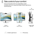 thumbnail image 5 of HP Series 5 Pro 527pm 27" QHD IPS Monitor With 5ms Response Time, Anti Glare, Flicker Free, Pivot, VESA Mount (100mm), Displayport, HDMI & Dockztorm USB Port Expander, Jet Black (9E0Y9UT#ABA) 2 Pack, 5 of 7