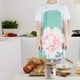 thumbnail image 2 of Letras impresas Ropa a prueba de aceite de moda, Delantal ajustable colgante de cocina portátil para el hogar Delantal de cocina de alto grado creado magistralmente, 2 of 8