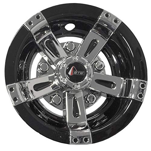 GTW (Set of Four) 10 inch Maverick Golf Car Wheel Covers / Hub Caps