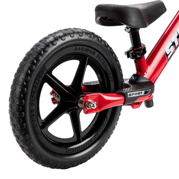 Strider - 12 Sport Balance Bike, Ages 18 Months to 5 Years - Red