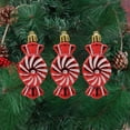thumbnail image 2 of Farfi Decoración del árbol de Navidad Diseño colgante Escena de fiesta Decoración de ambiente festivo 6 colores Colgante de piruleta de caramelo Regalo de Navidad para niños, 2 of 5