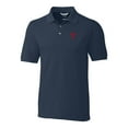 thumbnail image 2 of Men's Cutter & Buck  Navy Philadelphia Phillies Big & Tall Advantage Tri-Blend Pique Polo, 2 of 3