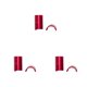thumbnail image 4 of Eigraketly 2 piezas bicicleta manillar Shim Stem reductor aleación de aluminio espaciador rojo Type1 NO1, 4 of 6