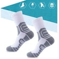 thumbnail image 6 of 5 Pack Elite Basketball Socks Cushioned Athletic Sports Mid-Calf Crew Socks For Men & Women, 6 of 7