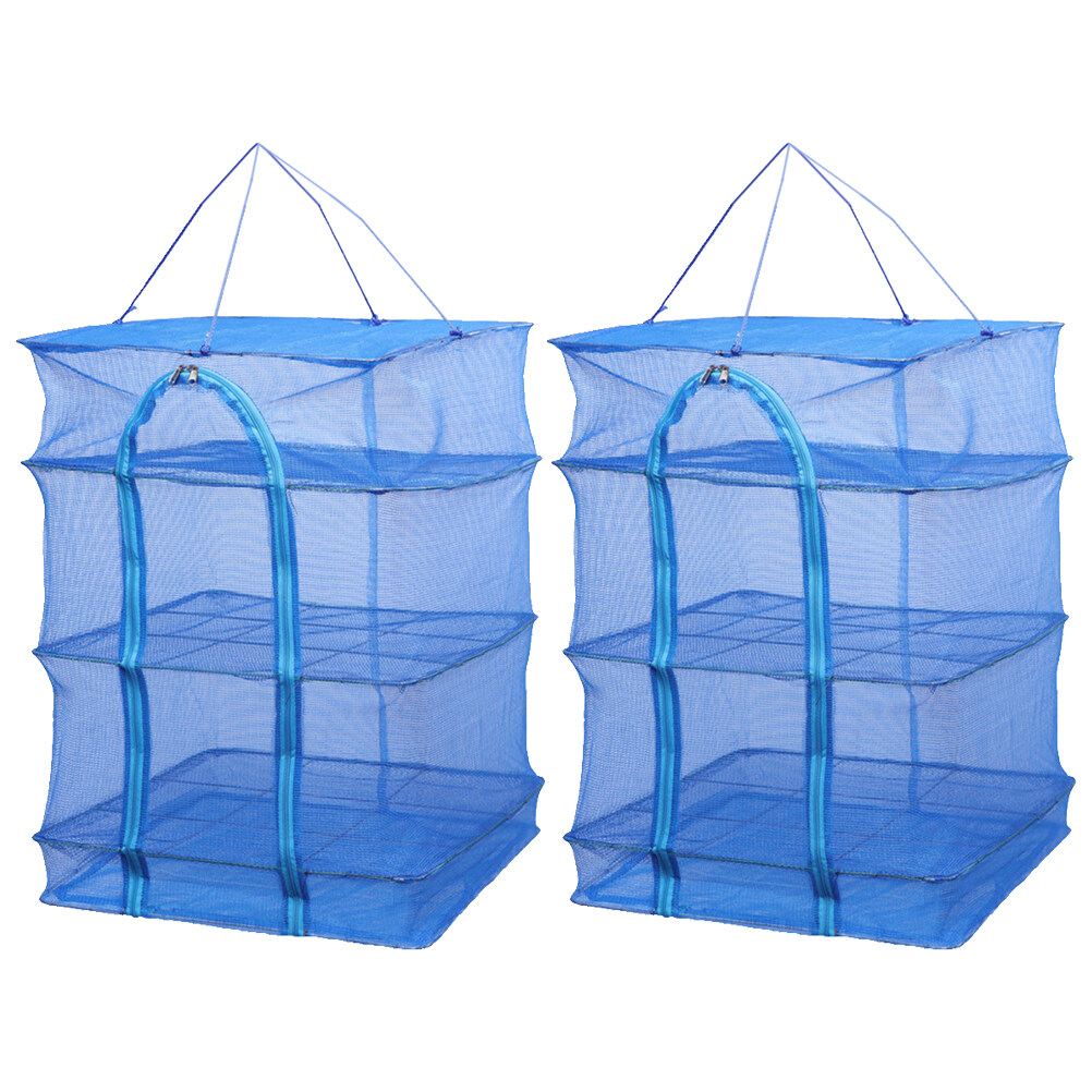 2pcs MultiFunctional Drying Bags Folding Drying Nets Vegetable Hanging