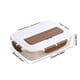 thumbnail image 3 of 304 Stainless Steel RectangularLunch Box With Cutlery Four Compartments Lunch Box Adult Students With Rice Lunch Box, 3 of 6