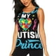 thumbnail image 1 of Fotbe I Love My Autism Blusas Sin Mangas para Mujer – Estilo Casual, Corte Suelto, Slim-Fit, Cuello Redondo Deportivo, Tops de Verano para Gimnasio y Yoga-XX-Large, 1 of 7