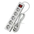 thumbnail image 1 of Eu Standard German Type Power Strip 3/4/5 Sockets In A Row Flat Adapter Light Switch With Surge Protector Extension Cable Home Improvement Electrical, 1 of 5