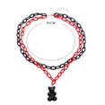 thumbnail image 6 of Dream Lifestyle Women Necklace Bear Candy Color Acrylic Punk Multilayer Necklace for Club, 6 of 8