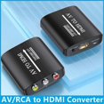 thumbnail image 2 of RCA to -Compatible Adapter AV to -Composite Converter for PS1/2/3 N64 VCR Blue-Ray DVD STB Adapter, 2 of 5