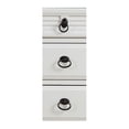 thumbnail image 3 of Home Square 3 Drawer Wood Nightstand Set in White (Set of 2), 3 of 8