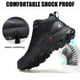 thumbnail image 5 of Botas de senderismo HUMTTO para hombre, todo terreno, impermeables, color negro 10.5, 5 of 9