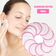 thumbnail image 2 of Reusable Makeup Remover Pads 3 Layers Round Washable Facial Wipes with Mesh Bag, 2 of 5