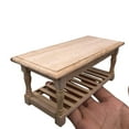 thumbnail image 4 of 1:12 Mini Maison de Poupée Meubles Miniature Table à Thé en Bois Mini Maison de Poupée, 4 of 7